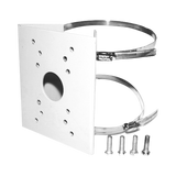AVYCON - AVM-P-PMT - Pole Mount Bracket, compatible with all cameras with a wall mount attached, White