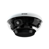 AVYCON - AVC-N4M81F360 - 8MP, IP H.265 IR Multi-Sensor 360 Quad Directional Camera, 4mm per sensor, True D&N, 1 Audio In/Out, 1 Alarm In/Out, AC24V, MicroSD Card slot, PoE+
