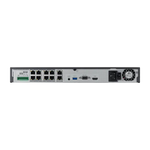 Hanwha - WRN-810S-4TB - 8 Channel Wave PoE+ NVR with 4TB HDD