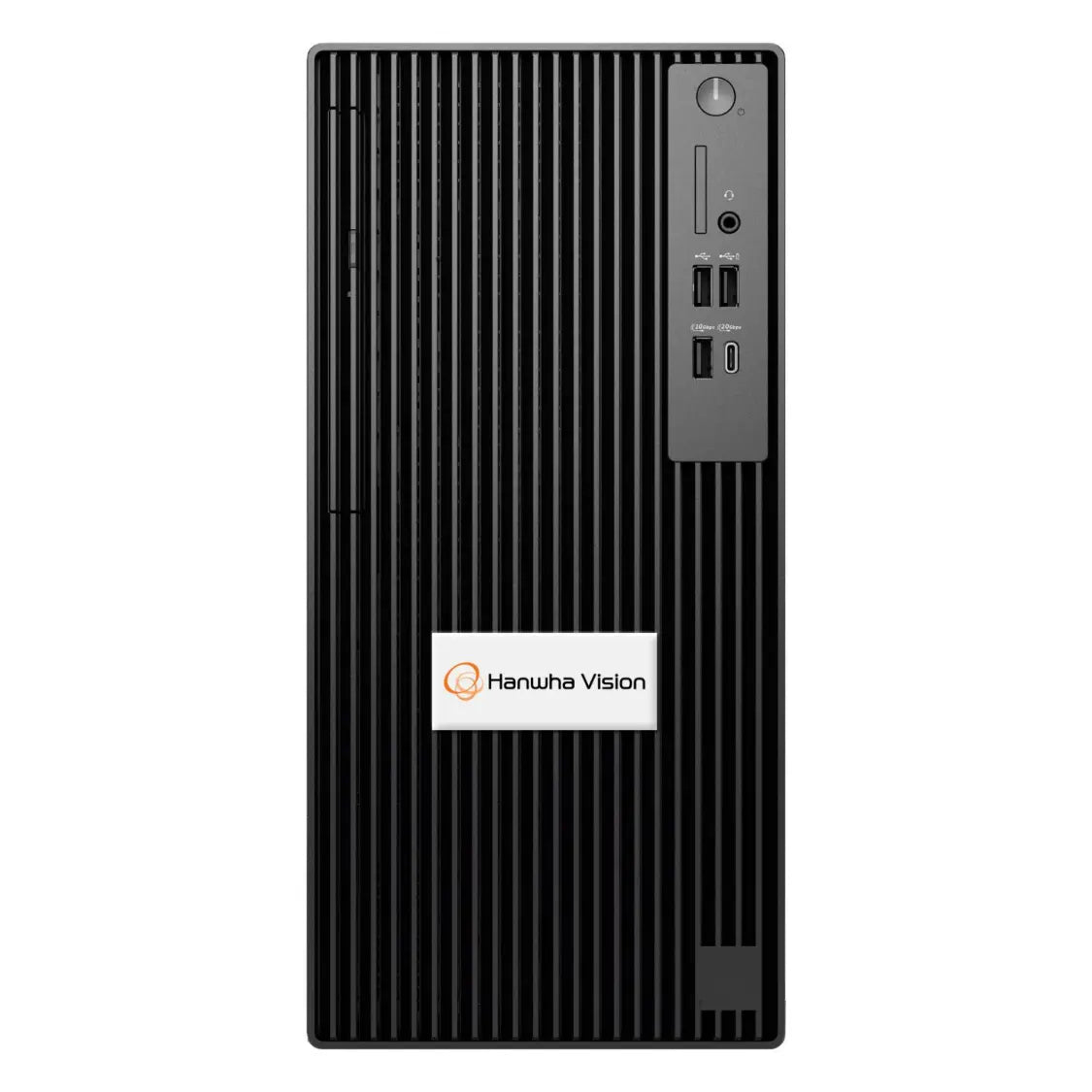 Hanwha - WRT-P-3104W1-8TB - Mini-tower form factor Wisenet WAVE Network Video Recorder with 4 Professional licenses, Wisenet WAVE pre-installed, 8TB raw, 170Mbps recording B/W, (1) 3.5