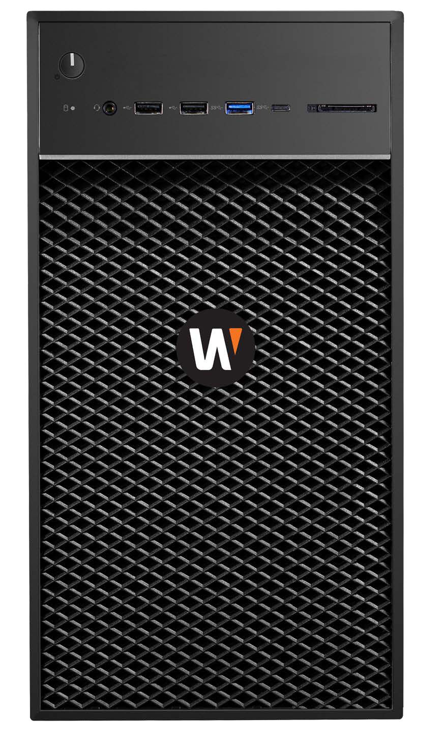Hanwha - WRT-P-5201W-20TB - Mini-Tower Form Factor WiseNet WAVE NVR with 20TB HDD